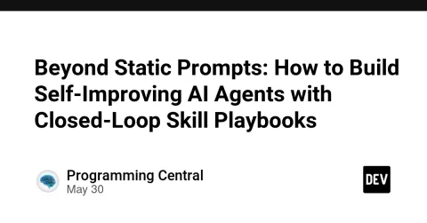 Beyond Static Prompts: How to Build Self-Improving AI Agents with Closed-Loop Skill Playbooks