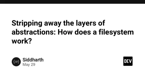 Stripping away the layers of abstractions: How does a filesystem work?