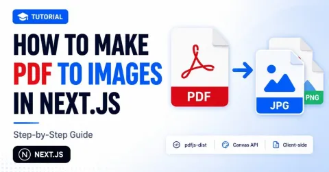 Build a PDF to Image Converter in Next.js