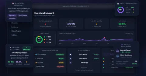 I Built a Full-Stack Uptime Monitoring SaaS in 30 Days — Here's Everything I Learned