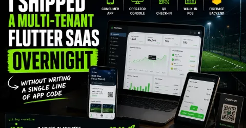 I Shipped a Multi-Tenant Flutter SaaS Overnight — Without Writing a Single Line of App Code