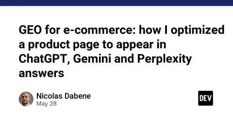 GEO for e-commerce: how I optimized a product page to appear in ChatGPT, Gemini and Perplexity answers