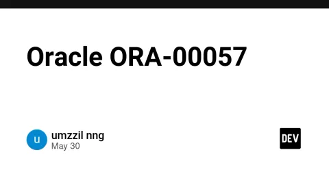 Oracle ORA-00057 오류 원인과 해결 방법 완벽 가이드
