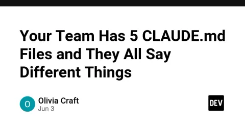 Your Team Has 5 CLAUDE.md Files and They All Say Different Things
