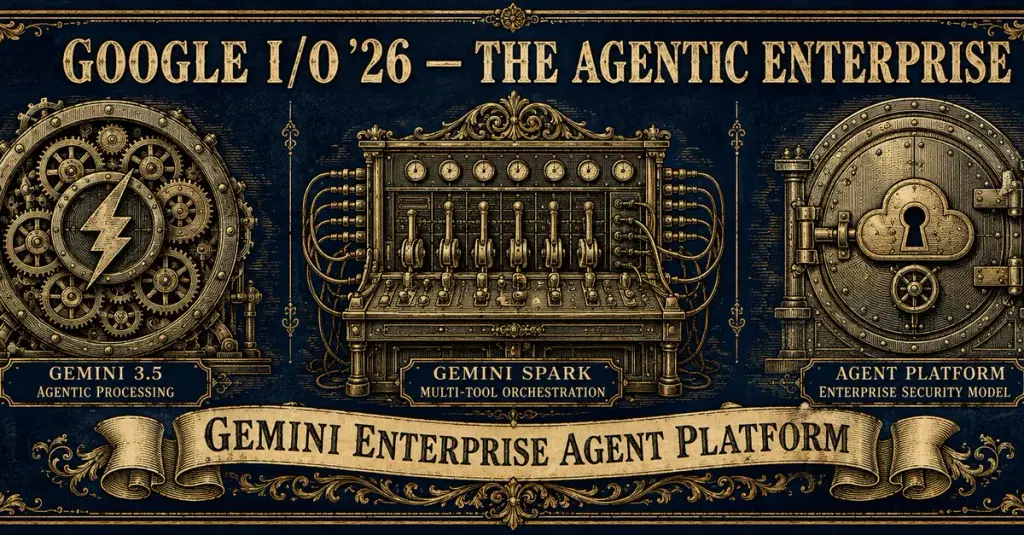 Google Just Rebuilt Its Enterprise AI Stack at I/O '26. Here's What Gemini 3.5, Spark, and Antigravity Actually Do.