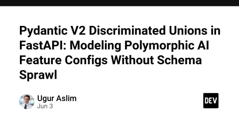 Pydantic V2 Discriminated Unions in FastAPI: Modeling Polymorphic AI Feature Configs Without Schema Sprawl