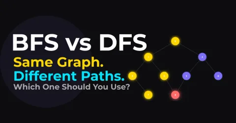 BFS vs DFS — Same Graph, Why Such Different Paths? Visualized in React