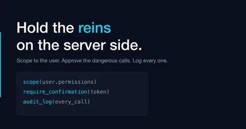 Opening Your SaaS to AI Agents Over MCP: Hold the Reins on the Server Side