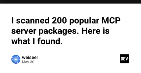 I scanned 200 popular MCP server packages. Here is what I found.