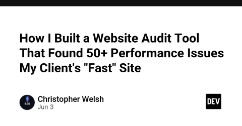 How I Built a Website Audit Tool That Found 50+ Performance Issues My Client's "Fast" Site