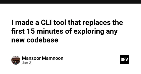 I made a CLI tool that replaces the first 15 minutes of exploring any new codebase