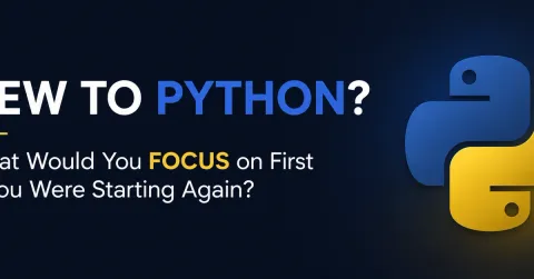 New to Python, What Would You Focus on First if You Were Starting Again?