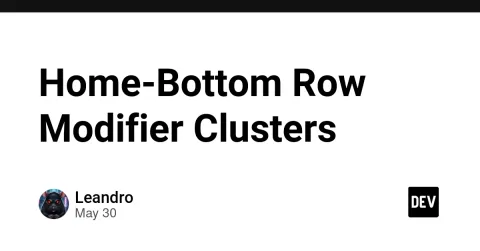 Home-Bottom Row Modifier Clusters
