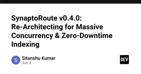 SynaptoRoute v0.4.0: Re-Architecting for Massive Concurrency & Zero-Downtime Indexing