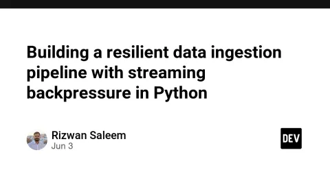 Building a resilient data ingestion pipeline with streaming backpressure in Python