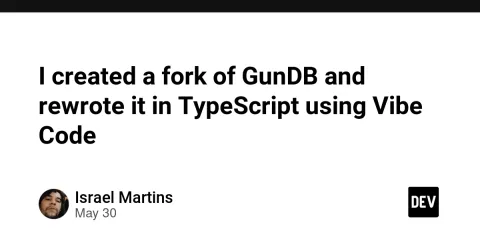 I created a fork of GunDB and rewrote it in TypeScript using Vibe Code