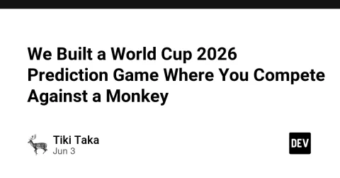 We Built a World Cup 2026 Prediction Game Where You Compete Against a Monkey