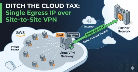 Stop Overpaying for Cloud Networking: Build a Single Egress IP over Site-to-Site VPN