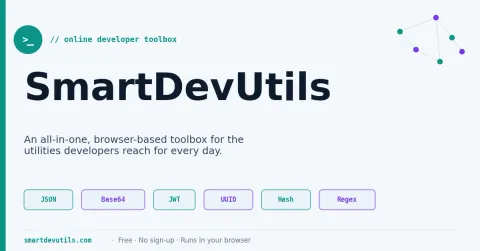 Stop pasting tokens into random websites: meet SmartDevUtils