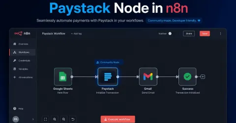 Paystack Community Node for n8n