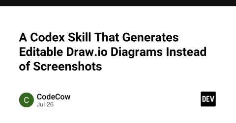 A Codex Skill That Generates Editable Draw.io Diagrams Instead of Screenshots
