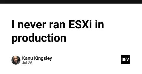 I never ran ESXi in production