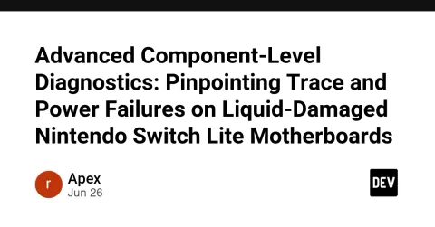 Advanced Component-Level Diagnostics: Pinpointing Trace and Power Failures on Liquid-Damaged Nintendo Switch Lite Motherboards