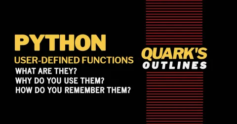 Quark's Outlines: Python User-defined Functions