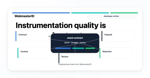 Instrumentation Quality Is Product Infrastructure