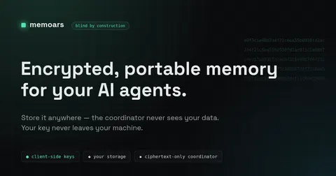 Show HN: Memoars – encrypted memory layer that your AI assistants share