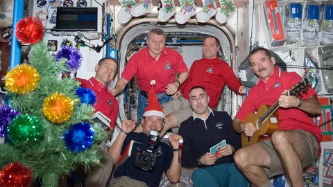 宇宙で迎える新年