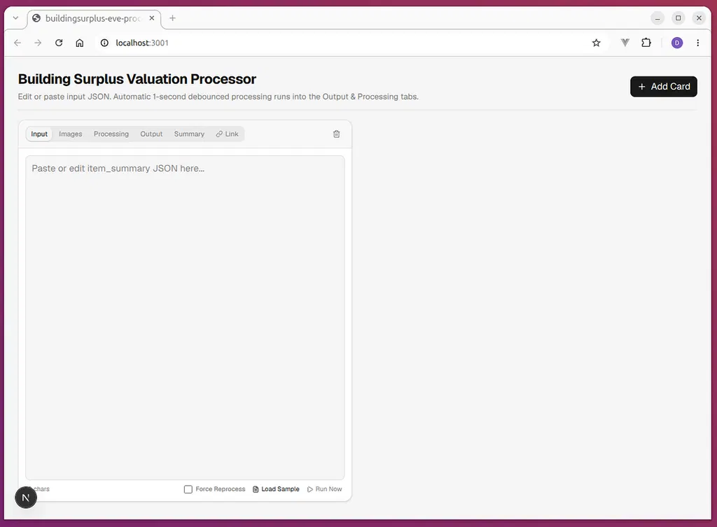 AI Agent Vercel Eve Web Interface = Amazing