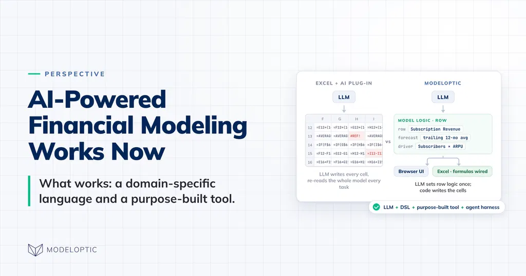 AI-Powered Financial Modeling Works Now