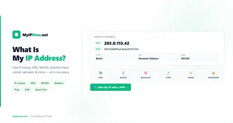 My IP Address – MyIPNow