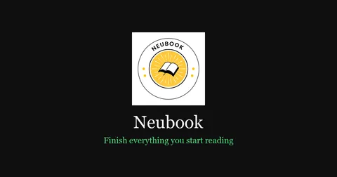 Show HN: Neubook – An ePub reader with reading focus features