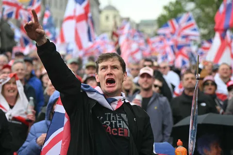 UK police detail arrests after far-right rally, counter demo