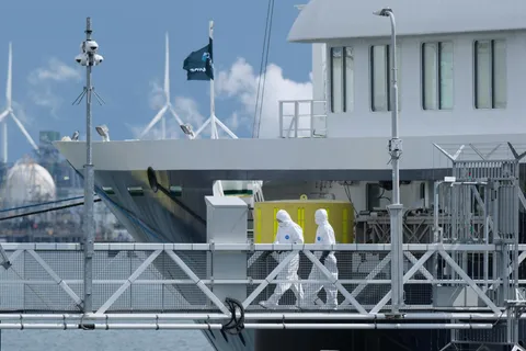 Hantavirus-stricken cruise ship docks in Netherlands for disinfection