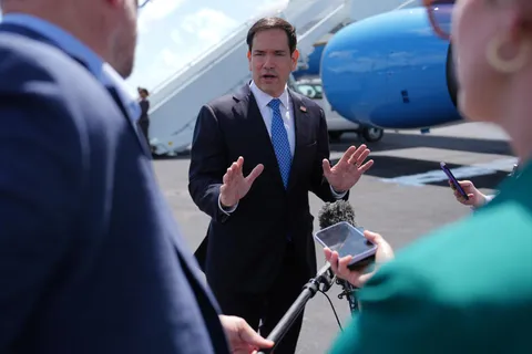 Rubio embarks on another mission to ease tensions with allies during NATO meeting