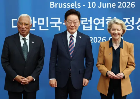 S. Korean, EU leaders condemn illegal military cooperation between N. Korea, Russia