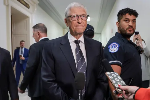 Bill Gates arrives for questioning in US Congress over Epstein ties