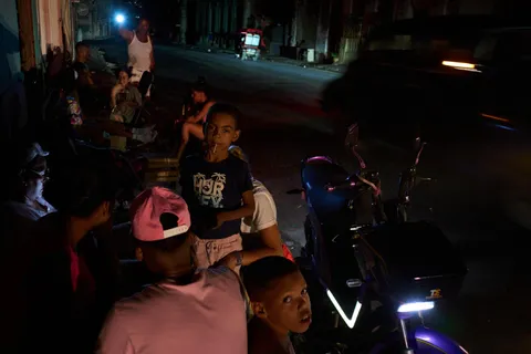 Protests break out in Havana as Cuba struggles to restore electricity