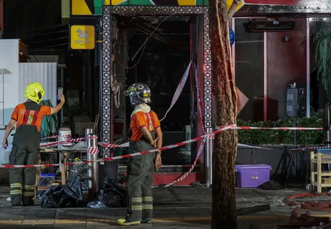 Bangkok pub fire kills at least 27 people, officials say