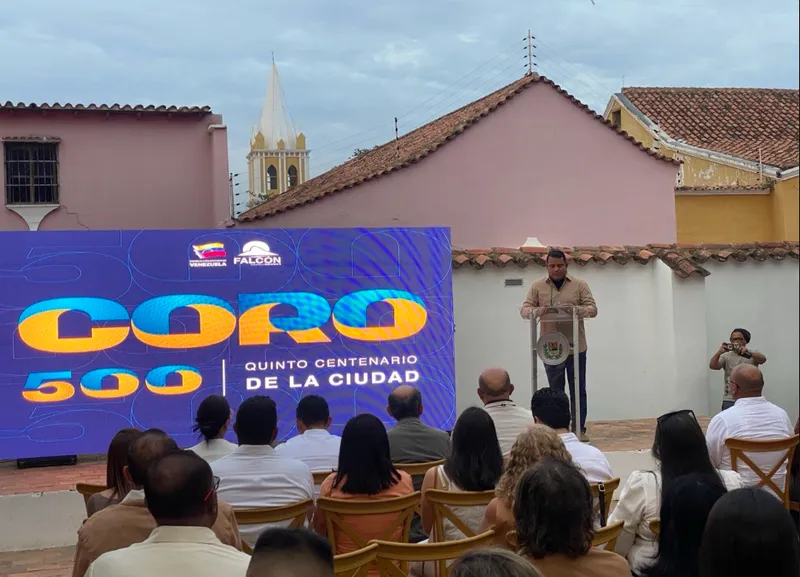 Gobernador Víctor Clark presenta identidad oficial y obras clave rumbo a los 500 años de Coro