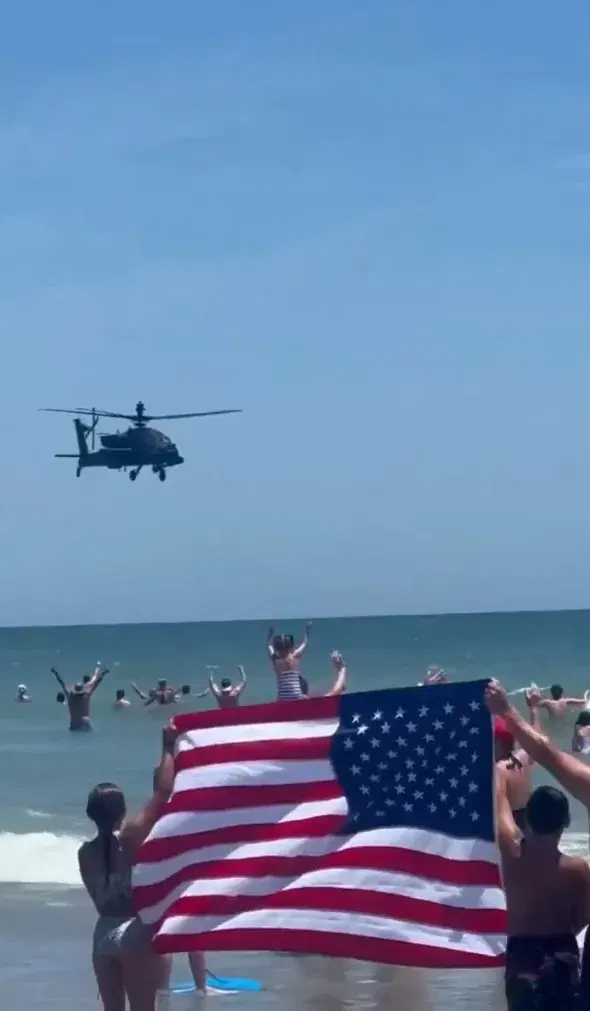 South Carolina National Guard suspends Apache pilots who dazzled beachgoers, prompting outrage: ‘Should be celebrated, not sanctioned’