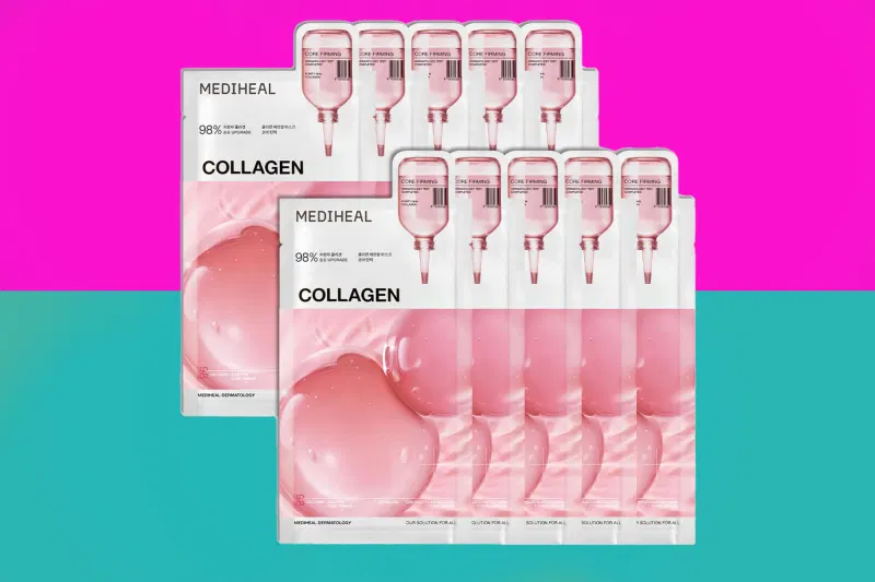 Mediheal is the best for glowy hydration: Grab 10 collagen ones for only $13 on sale