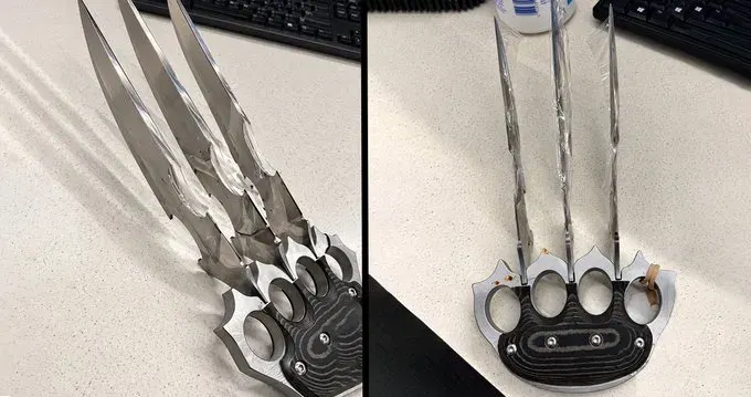 TSA officers find bizarre weapon with ‘Wolverine-style claws, Freddy Krueger blades’ at Seattle airport