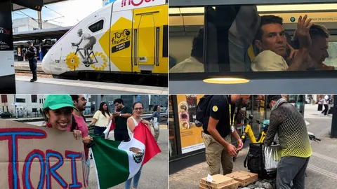 Pizzas, música, series y 'Torito hermano' en el 'tren bala' a Versalles para la fiesta final en París