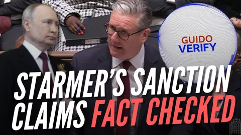 FACT CHECK: Starmer’s Misleading Claims After Lifting Sanctions on Russian Oil