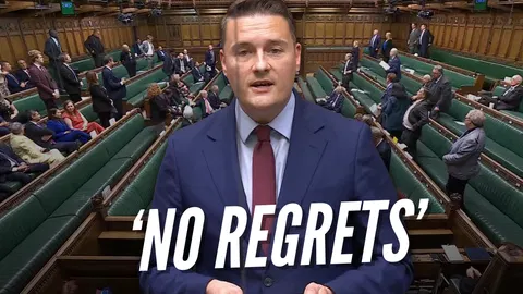 WATCH: Streeting Delivers Resignation Speech to Half-Empty Commons
