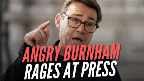 Angry Burnham Deletes Botched Attack on Media After Campaign Scuffle